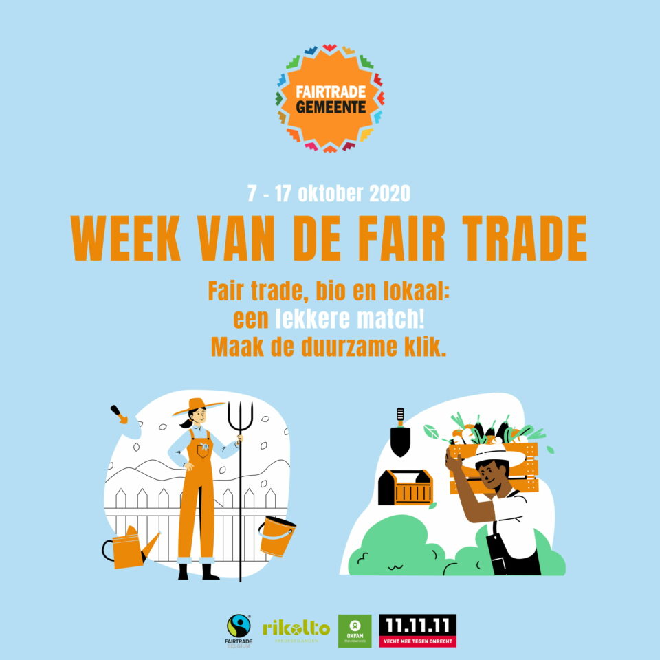 Actie Week van de Fair Trade: zoek een duurzame match in jouw gemeente!